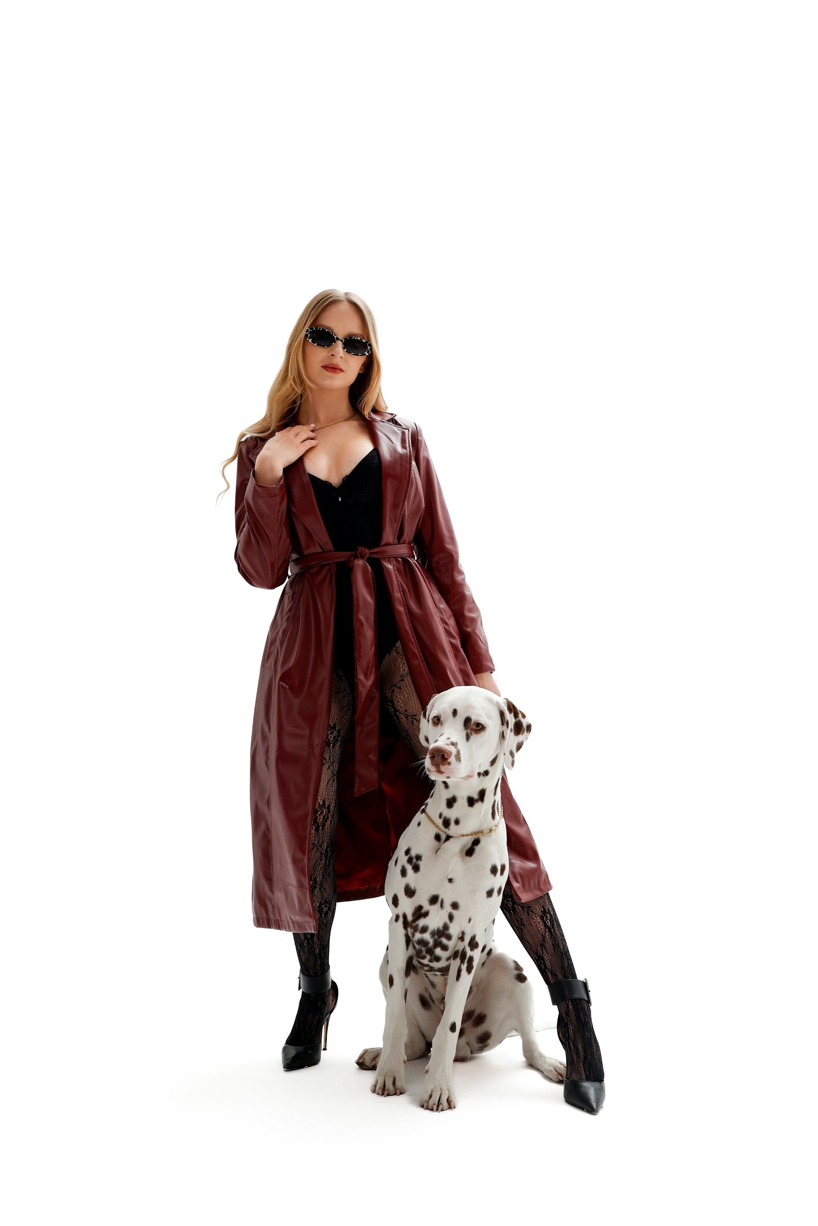 Złoty łańcuszek spiralny dla psów