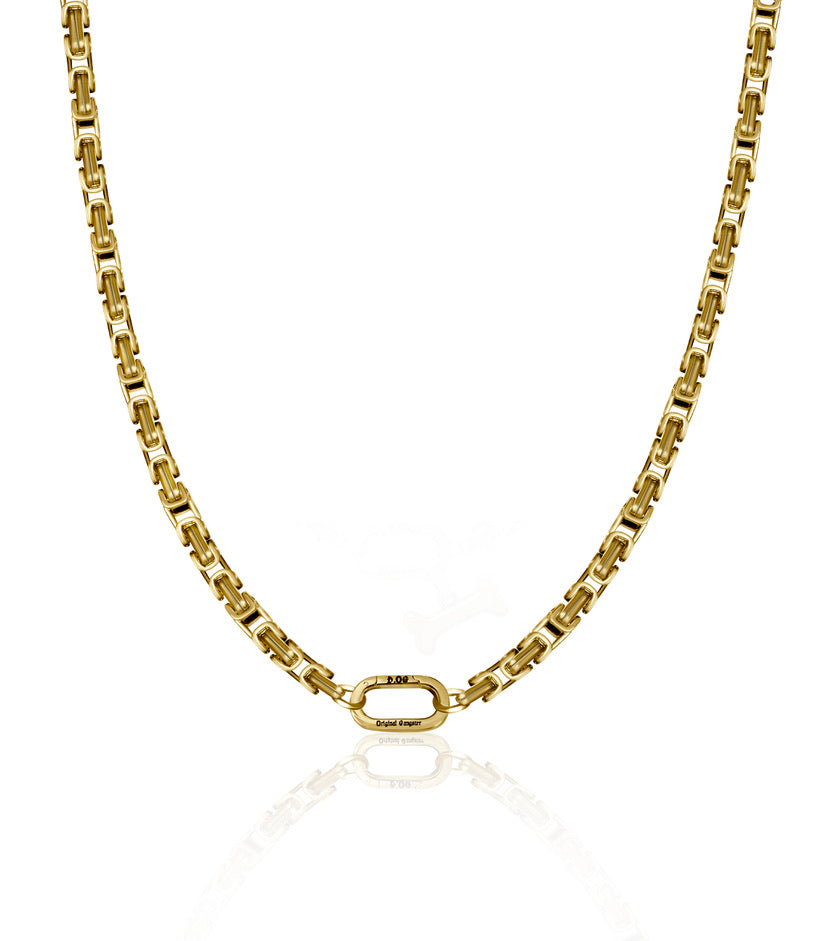 Złoty łańcuszek królewski dla psów